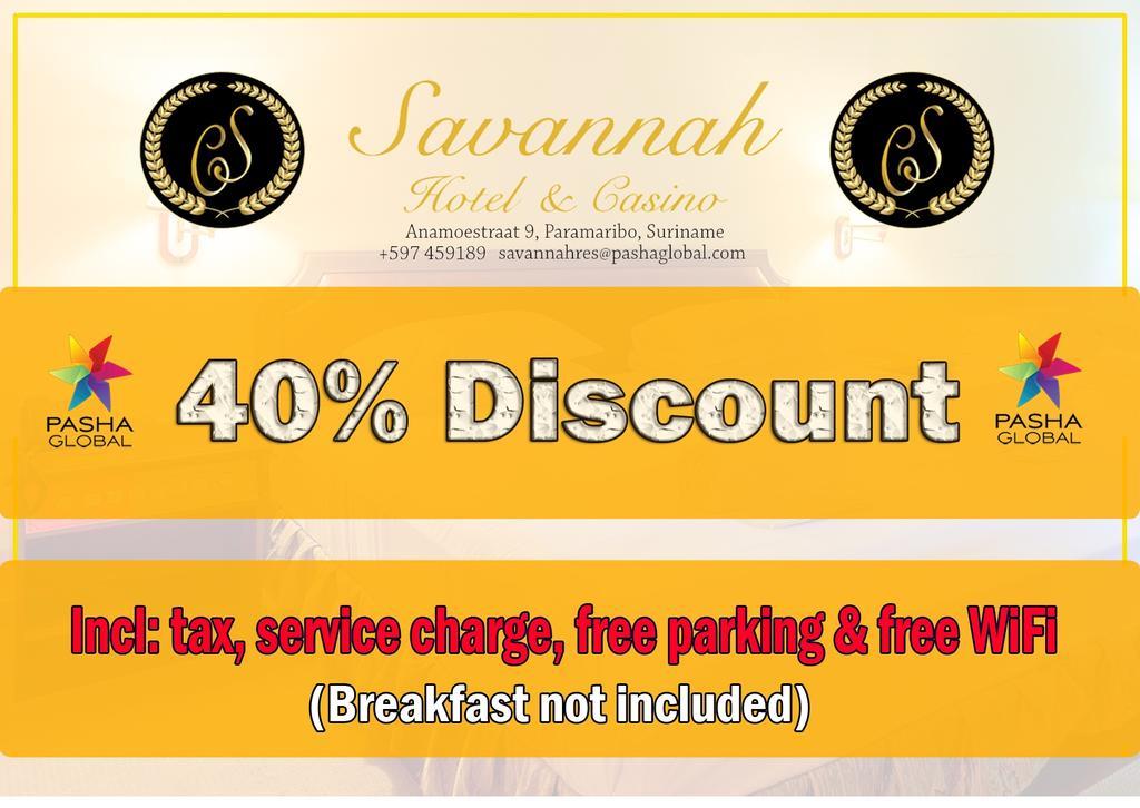 Savannah Hotel & Casino Paramaribo Bagian luar foto